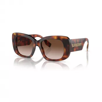 Burberry BE4410-331613 dame cat-eye-solbriller, havana/brun gradient, 52/18/140 mm
