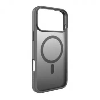 PURO bagcover til Apple iPhone 17 Pro Max, grå TPU, MagSafe-kompatibel