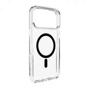 PURO cover beskyttelsescover til Apple iPhone 17 Pro transparent sort MagSafe-kompatibel