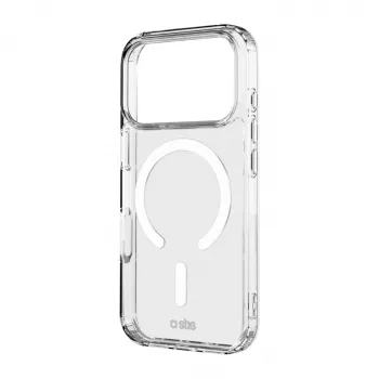 SBS Light Mag cover til iPhone 18 Pro Max / 17 Pro Max, MagSafe-kompatibel, transparent