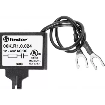 Finder RC-støjmodul 06K.R1.0.024 til 24V AC/DC relæspoler