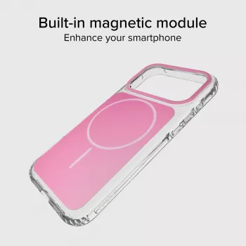 SBS Block cover til iPhone 18 Pro Max, MagSafe-kompatibel, pink