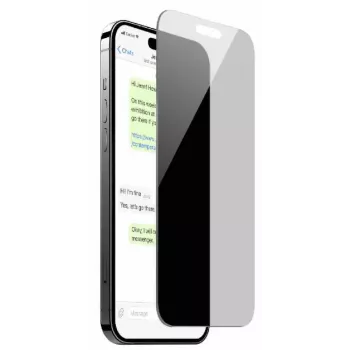SBS Mobile Privacy panserglas skærmbeskyttelsesfilm til iPhone 15 og iPhone 16 med sidebeskyttelse PUSDGPRIPHONE1661