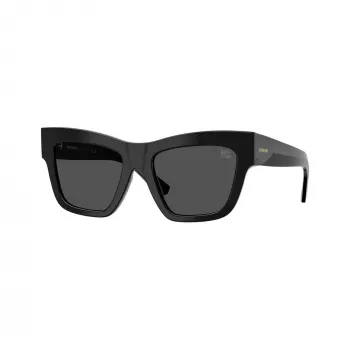 Burberry BE4449F300187 dame cat-eye solbriller, sort stel, grå glas, 53/19/140 mm