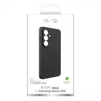 SBS Mobile Icon Mag-cover til Samsung Galaxy S26 – sort PUSGS26ICONMAGBLK