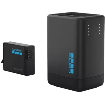 GoPro dobbeltlader + Enduro-batteri (AGDBD-001-EU)
