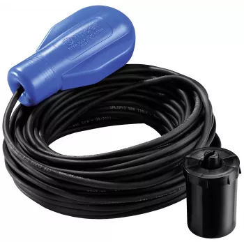 Finder 72.A1.1.000.1001 svømmeafbryder til påfyldning eller tømning, 10 m kabel, 1 skiftekontakt, IP68