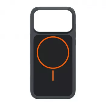 SBS D3O Core-cover til iPhone 18 Pro / 17 Pro, MagSafe-kompatibel, sort-orange
