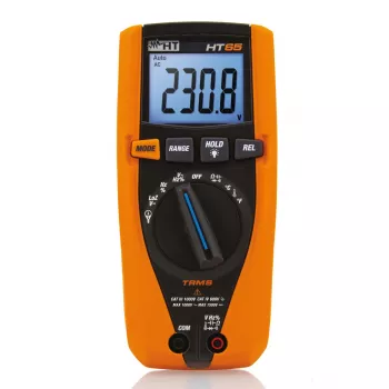 HT Instruments HT65 Digital Multimeter CAT III 1000V CAT IV 600V 4000 Counts 1010345