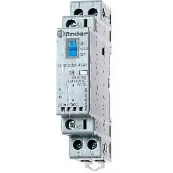 Finder installationskontaktor 24V AC/DC, 1NO+1NC, LED 22.32.0.024.4540