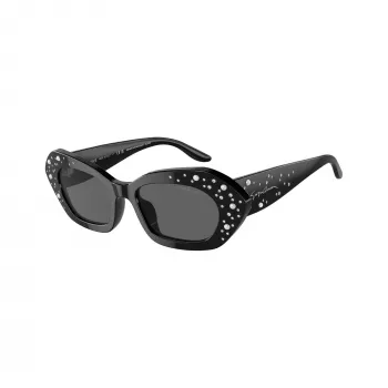 Giorgio Armani dame AR8213BU5001B firkantede sorte solbriller
