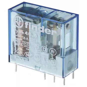 Finder 40.61.9.024.1300 miniature-PCB-relæ 24V DC 16A 1NO