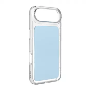 SBS Mobile transparent cover til Apple iPhone 17 Air - Transparent TPU-bagsidecover PUIPC1766CLEARMLBL