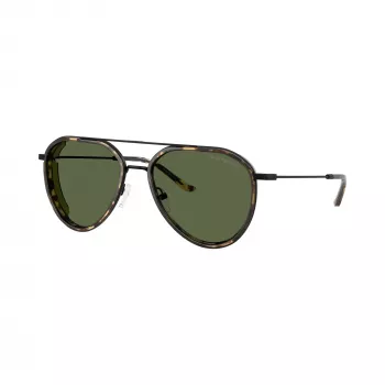 Emporio Armani herre solbriller rektangulære EA2163-300171 sort/grå 56mm