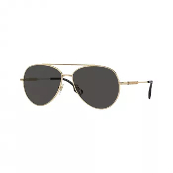 Burberry dame BE3147 cat-eye solbriller, mørkebrunt havanna-stel, brune gradientglas, 58mm BE3147-110987