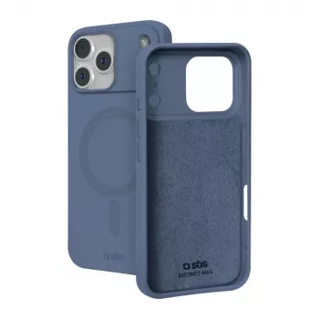 SBS Instinct Mag Cover til iPhone 18 Pro / 17 Pro MagSafe-kompatibel - blå