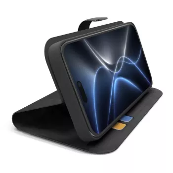 SBS Wallet Smart Cover til iPhone 18 Pro med Wallet og Stand - sort