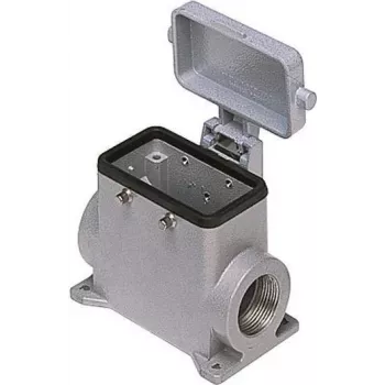 ILME MAP Series High-Profile Base Housing, Size 16, Side Entry, 2xM32, Die-Cast Aluminium, Grey MAP16CS232