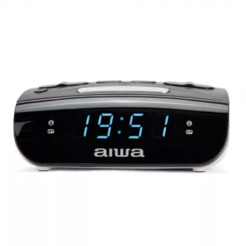 AIWA CR-15 digitalt vækkeur med radio, sort