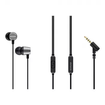 AIWA ESTM-30SL in-ear-hovedtelefoner med mikrofon, sølv