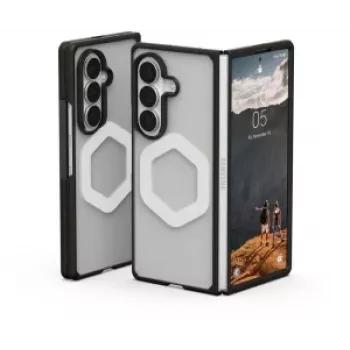 UAG Urban Armor Gear Mouve-cover med magnetmodul til Samsung Galaxy Z Fold8 Ultra – Ice (transparent)/sort 214560114343