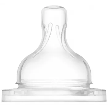 Philips Avent anti-colic babyflaske-silikonesut, medium flow, 3M+, 2-pak