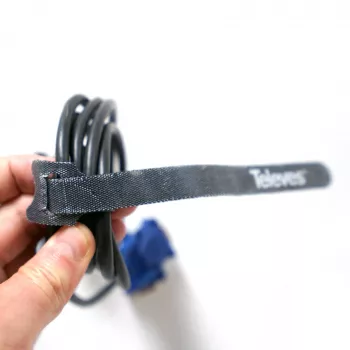 Televes KBL velcro-kabelbinder, 10-pak, sort, 15 mm x 250 mm 200102