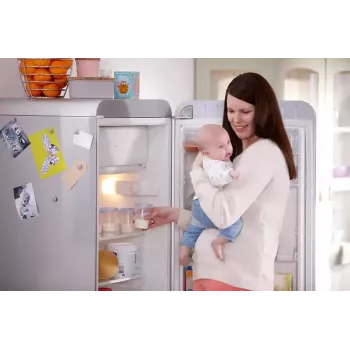 Philips Avent modermælks- og babymad-opbevaringsbæger 180 ml (5-pak) med låg
