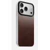 NOMAD Magnetic Leather Back til iPhone 17 Pro MagSafe-kompatibel Horween læder Rustic Brown