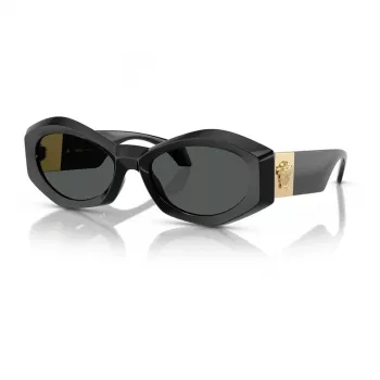 Versace VE4466UGB187 herre-solbriller sort stel mørkegrå glas 54-19-140