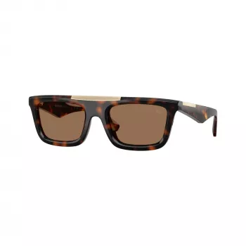 Burberry BE4451U300273 herre solbriller, firkantet, acetat, havanna, brun gradientglas, 54-21-140