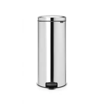 Brabantia NewIcon pedalspand 30L Brilliant Steel