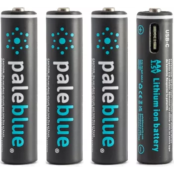 Pale Blue PB-AAA-C USB-C-genopladeligt lithium-ion AAA-batteri