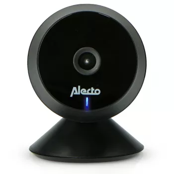 Alecto SMARTBABY5BK digital video-babyalarm, 2,4 GHz FHSS, 2,4 inch farve-LCD, nattesyn, talefunktion, temperatursensor, vuggeviser, VOX, sort