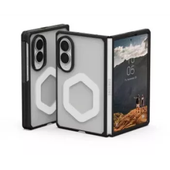 UAG Urban Armor Gear Mouve-cover med magnetmodul til Samsung Galaxy Z Fold8 – Ice (transparent)/sort 214562114343