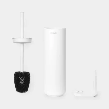 Brabantia ReNew toiletbørste med holder, Mineral White