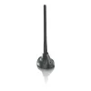 PHILIPS SDV5100/12 stueantenne med 18 dB forstærkning, UHF/VHF/FM, sort
