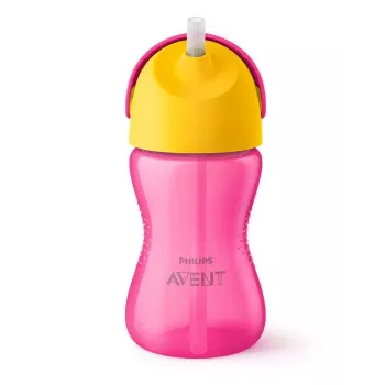 Philips Avent sugerørskop med fleksibelt sugerør, 300 ml, 12m+, lyserød