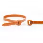 WKK brune nylon-kabelbånd 200 x 3,6 mm, 100-pak 110124171