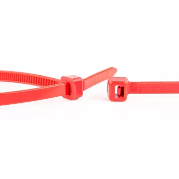 WKK røde kabelbånd 200 x 4,8 mm, 100-pak 110126271