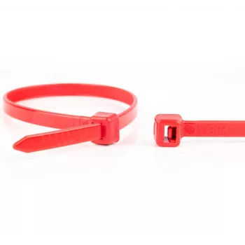 WKK røde nylon-kabelbånd 300 x 3,6 mm, 100-pak 110194271