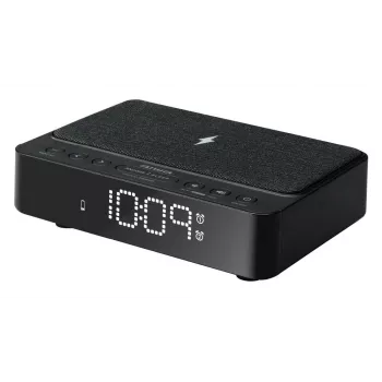 AIWA CR-30/BK digitalt vækkeur med LED-display, FM/PLL-radio, sort