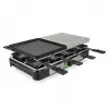 Tristar RA-2747 raclette med sliplet belægning, kontrollampe, grillfunktion, sort, sten