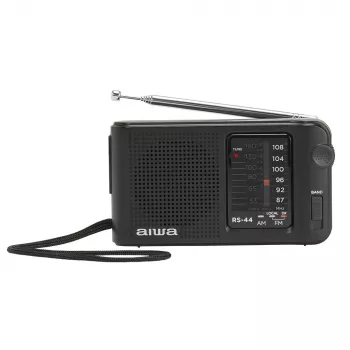 AIWA RS-44 lommeradio AM/FM, sort