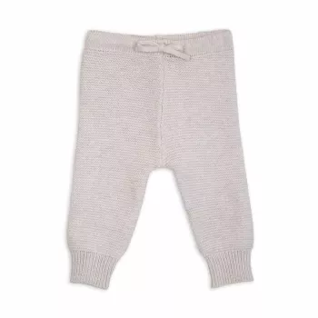 Lodger Jooger strik merino babybukser, Birch, størrelse 62