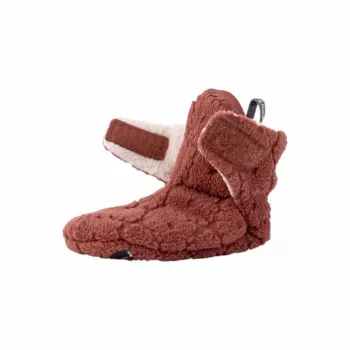 Lodger Slipper Folklore fleece babysko, 12-18 måneder, Rosewood