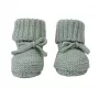Lodger Slipper strikke-babysko silke 0-6 måneder