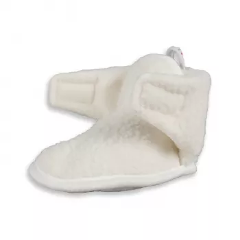 Lodger Slipper Teddy babysko, Cloud Dancer, 12-18 måneder