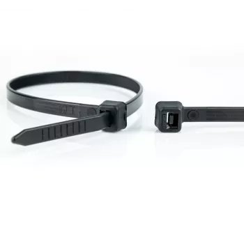 WKK 120196071 kabelbinder 300 mm x 4,8 mm sort varmestabiliseret UV-stabiliseret olie- og opløsningsmiddelbestandig