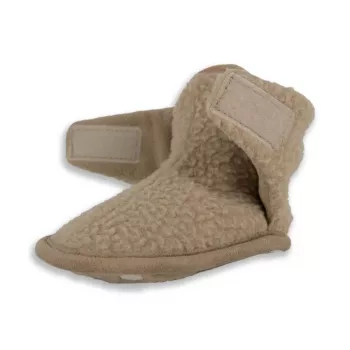 Lodger Teddy babyhjemmesko beige 6-12 måneder